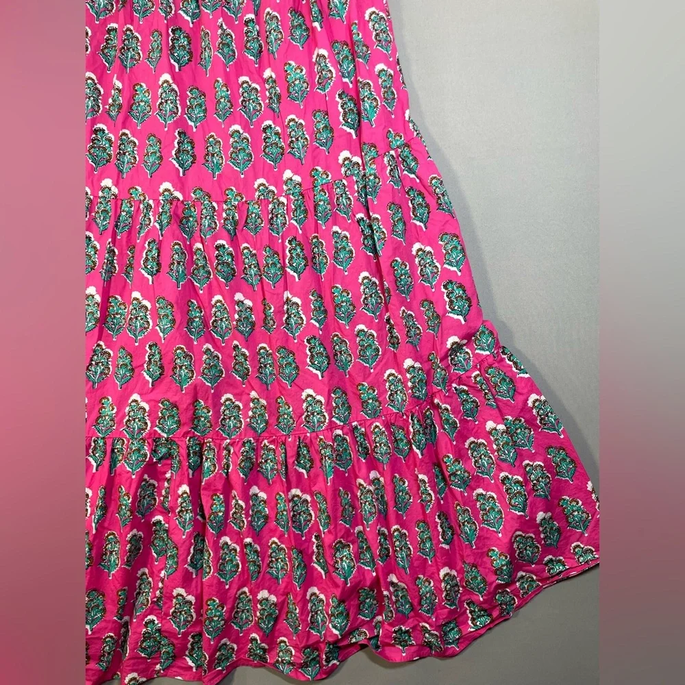 Boden Smocked Bodice Maxi Dress, Artisan Bloom Floral Pattern - Womens 20-22R - Picture 6 of 16